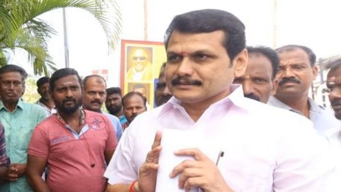 தமிழக முன்னாள் அமைச்சர் செந்தில் பாலாஜியின் கோப்பு புகைப்படம் | X/@V_செந்தில்பாலாஜி