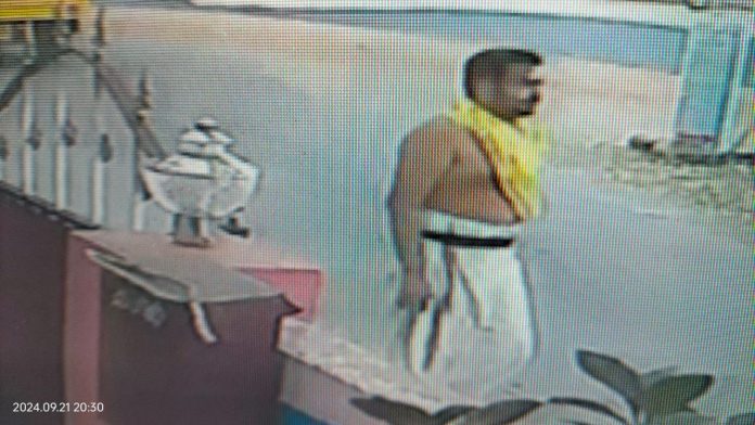 பெறப்பட்ட சிசிடிவி காட்சிகளிலிருந்து எடுக்கப்பட்ட படம் | நன்றி: சிறப்பு ஏற்பாட்டின் மூலம்