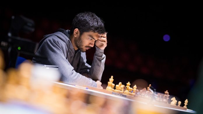 டி குகேஷின் கோப்பு புகைப்படம் | X @DGukesh/@tatasteelchess