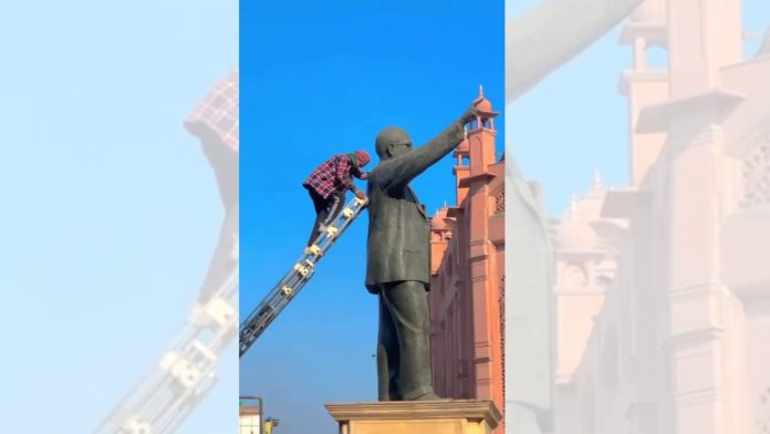 அமிர்தசரஸில் உள்ள பிரபலமான சுற்றுலா தலமான பி.ஆர். அம்பேத்கரின் சிலை ஞாயிற்றுக்கிழமை சேதப்படுத்தப்பட்டது | சிறப்பு ஏற்பாட்டின் மூலம்
