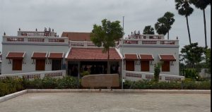 18 கோடி ரூபாய் செலவில் கட்டப்பட்ட கீழடி அருங்காட்சியகத்தின் ஒரு காட்சி | புகைப்படம்: பிரபாகர் தமிழரசு | திபிரிண்ட்