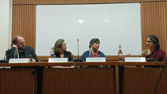புது தில்லியில் நடந்த நிகழ்வில் குழு உறுப்பினர்கள் | புகைப்படம்: அல்மினா கட்டூன் | திபிரிண்ட்