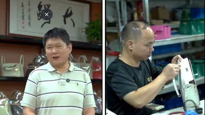 சீன டிக்டோக்கரின் வீடியோவிலிருந்து ஸ்கிரீன்ஷாட்