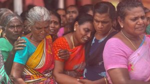 தலித் ஐடி பொறியாளர் கவின் செல்வகணேஷின் இறுதி ஊர்வலத்தில் | புகைப்படம்: கிரீஷ்மா குதர் | திபிரிண்ட்