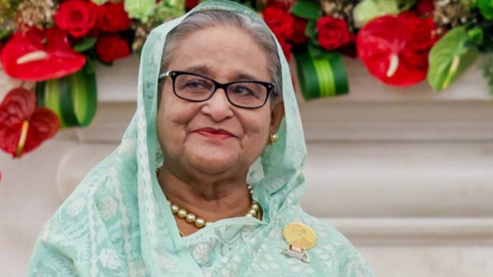 பங்களாதேஷின் முன்னாள் பிரதமர் ஷேக் ஹசீனா தற்போது புதுதில்லியில் தங்கியுள்ளார் | புகைப்படம்: ANI