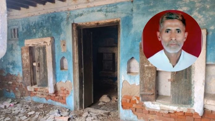 தாத்ரி கிராமத்தில் உள்ள முகமது அக்லாக்கின் வீடு கைவிடப்பட்ட நிலையில் உள்ளது. இன்செட்: முகமது அக்லக் | சாகிபா கான் | திபிரிண்ட்