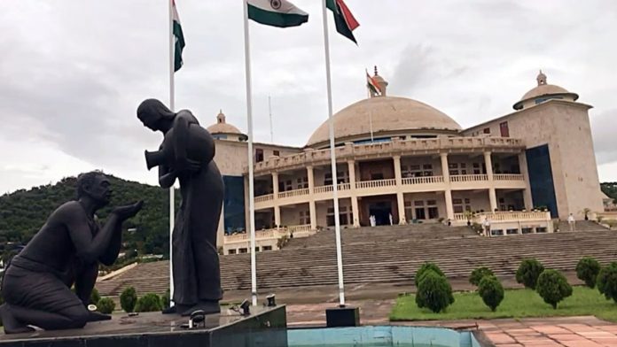 இம்பாலில் உள்ள மணிப்பூர் சட்டசபையின் ஒரு காட்சி | ஏஎன்ஐ