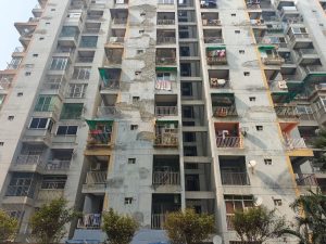 காசியாபாத்தில் அந்த குடும்பம் வசித்து வந்த குடியிருப்பு கட்டிடம் | மயங்க் குமார்/திபிரிண்ட்