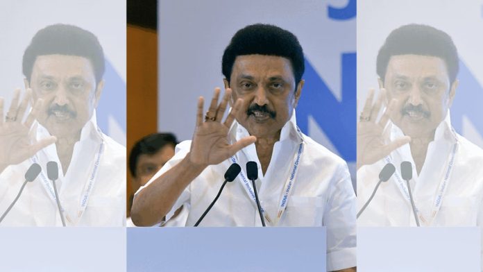 ஏப்ரல் 16-ஆம் தேதி நடைபெறவுள்ள நாடாளுமன்றச் சிறப்பு அமர்வின்போது, ​​தொகுதி மறுவரையறை (delimitation) தொடர்பான அரசியலமைப்புத் திருத்தத்தை முன்னெடுப்பதற்கு எதிராக, பாஜக தலைமையிலான மத்திய அரசுக்குத் தமிழக முதல்வர் மு.க. ஸ்டாலின் கடுமையான இறுதி எச்சரிக்கையை விடுத்துள்ளார். | ANI