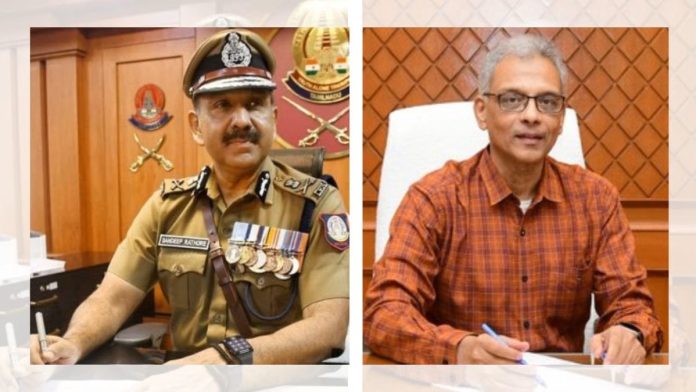 தேர்தல் ஆணையத்தால் நியமிக்கப்பட்ட புதிய தமிழக டிஜிபி சந்தீப் ராய் ரத்தோர் மற்றும் தலைமைச் செயலாளர் எம். சாய் குமார். இந்த நியமனங்களுக்கு திமுக எதிர்ப்பு தெரிவித்துள்ளது | X