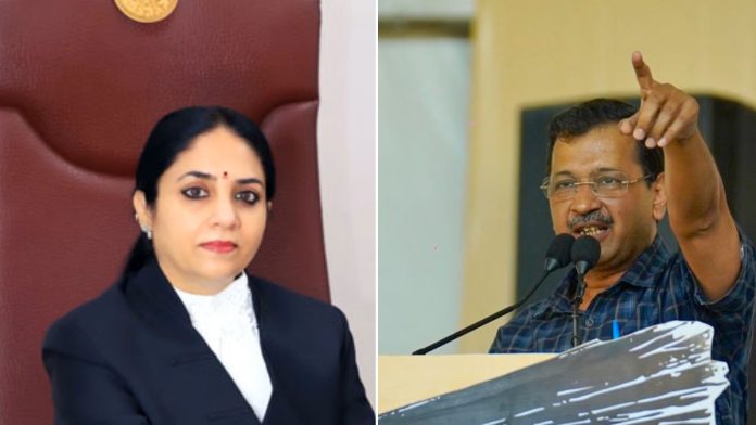 நீதிபதி ஸ்வரண காந்தா சர்மா விவகாரத்தில், பாரபட்சம் பற்றிய அச்சம் இருப்பதாக ஆம் ஆத்மி கட்சித் தலைவர் அரவிந்த் கெஜ்ரிவால் (வலது) தெரிவித்தார் | ஆதாரம்: டெல்லி உயர் நீதிமன்றம்/X