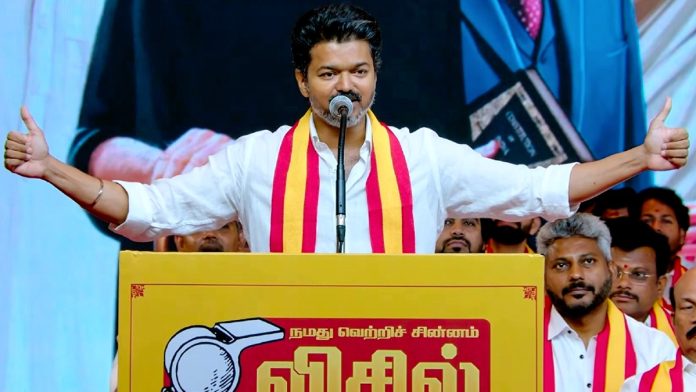 தவெக தலைவர் விஜய்யின் கோப்பு புகைப்படம் | தவெக சமூக ஊடகம் வழியாக ANI
