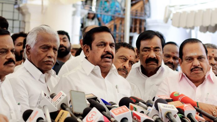 அதிமுக எம்எல்ஏ எடப்பாடி கே.பழனிசாமி சென்னையில் செய்தியாளர்களிடம் பேசினார். | ANI கோப்பு புகைப்படம்